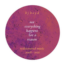 Not Everything Happens for a Reason (rediscovered music 2008-2021) cover art