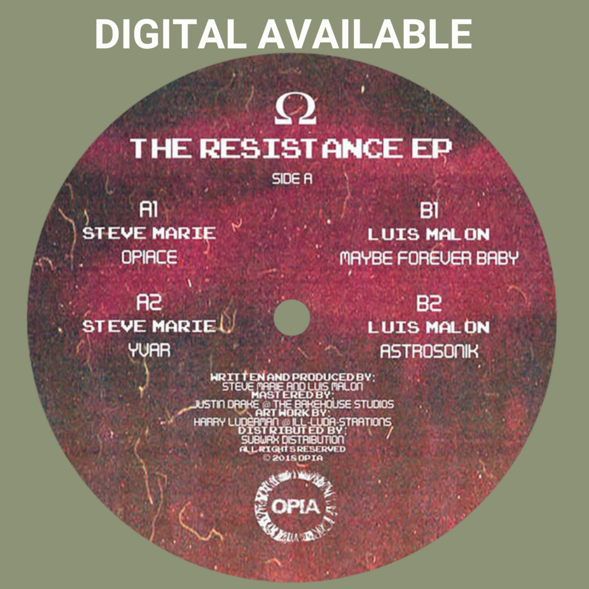 The Resistance EP - OPIA002 | Steve Marie & Luis Malon | Lirica