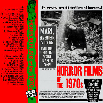 Horror Films of The 1970's