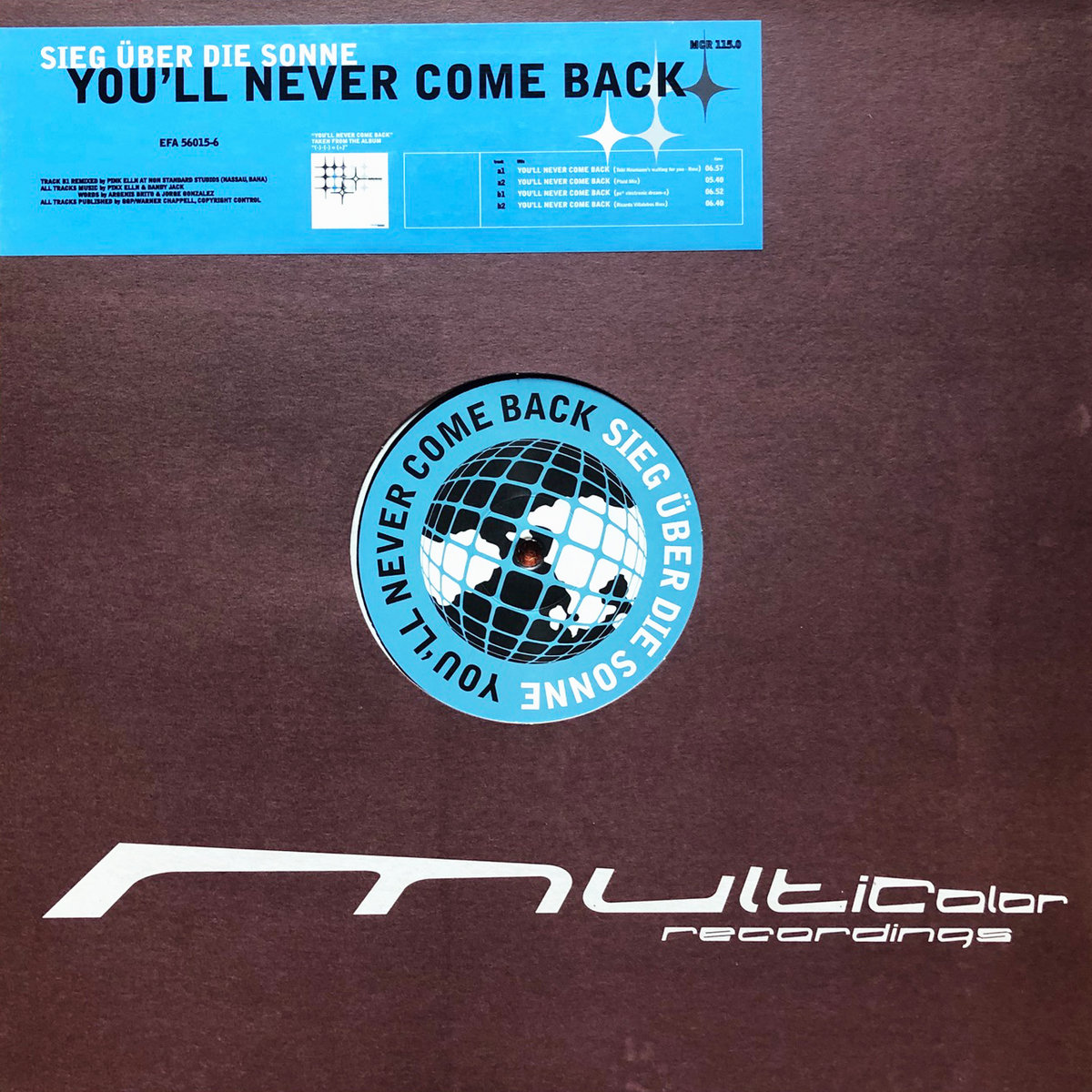 You'll Never Come Back - Remixes | Sieg Über Die Sonne