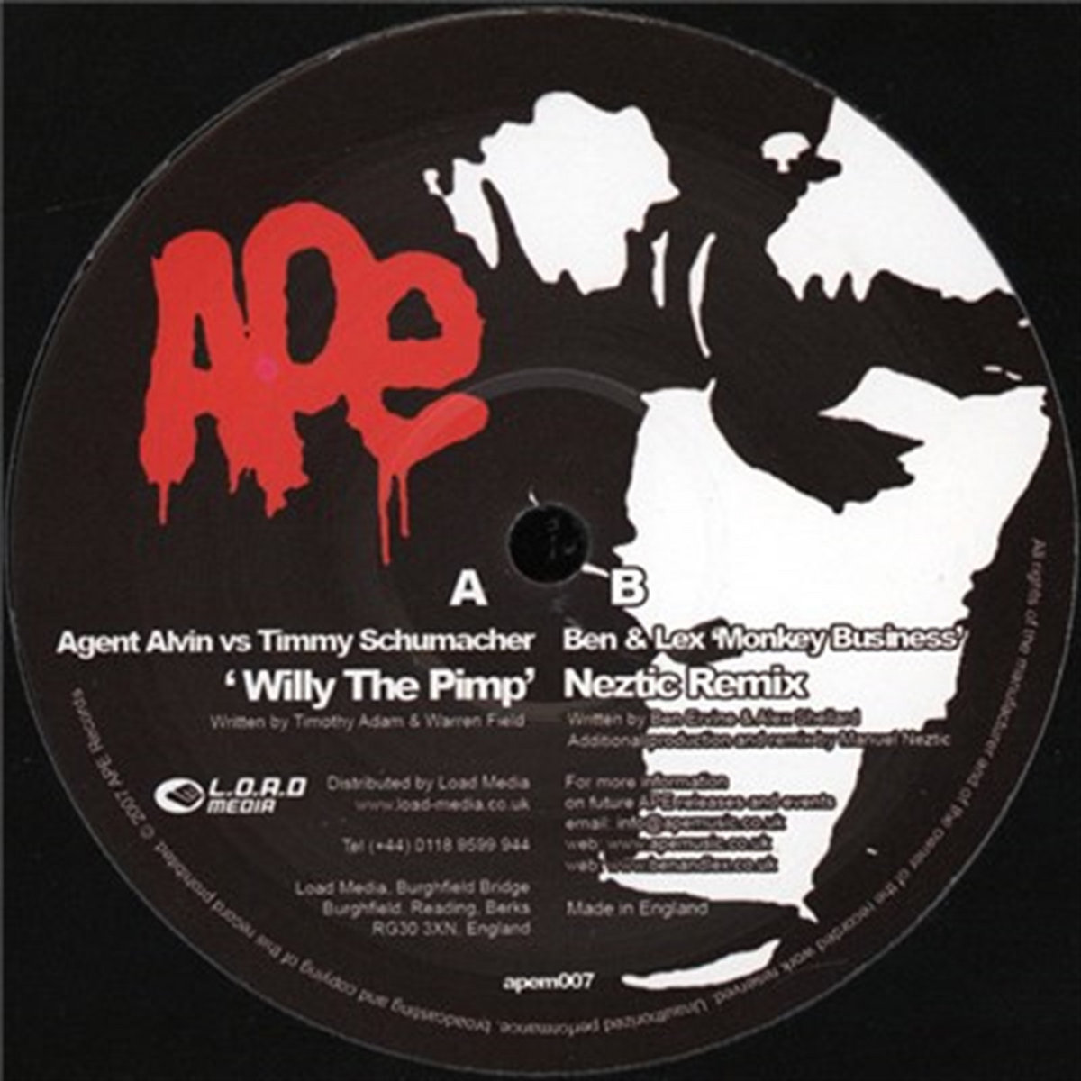 Pimpmonkey Willy The Pimp Monkey Business Neztic Remix | Agent Alvin