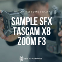 Zoom F3 vs Tascam X8 Sample Library cover art