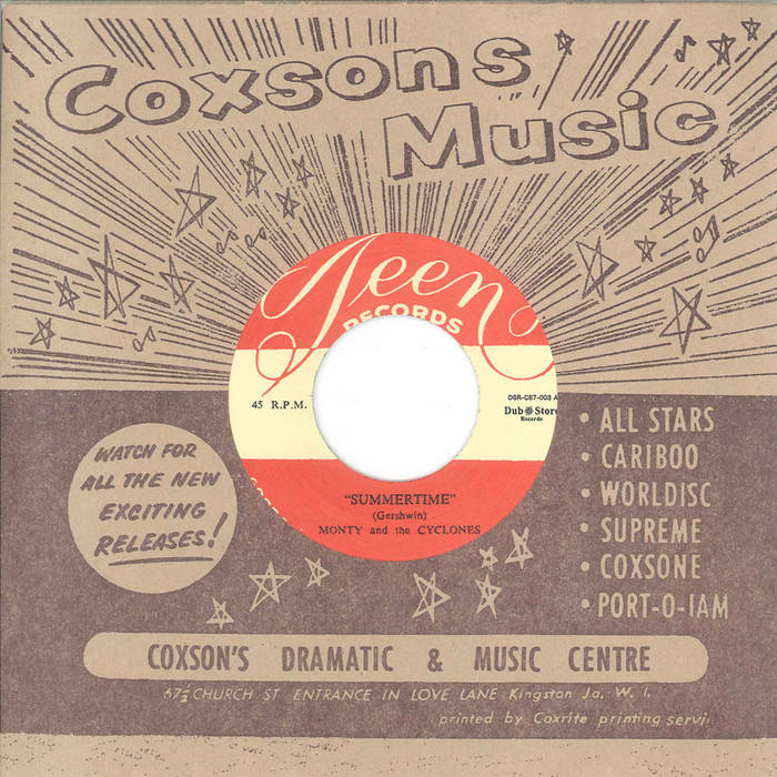 Monty And The Cyclones - Summertime / Dog It (Studio One - 7
