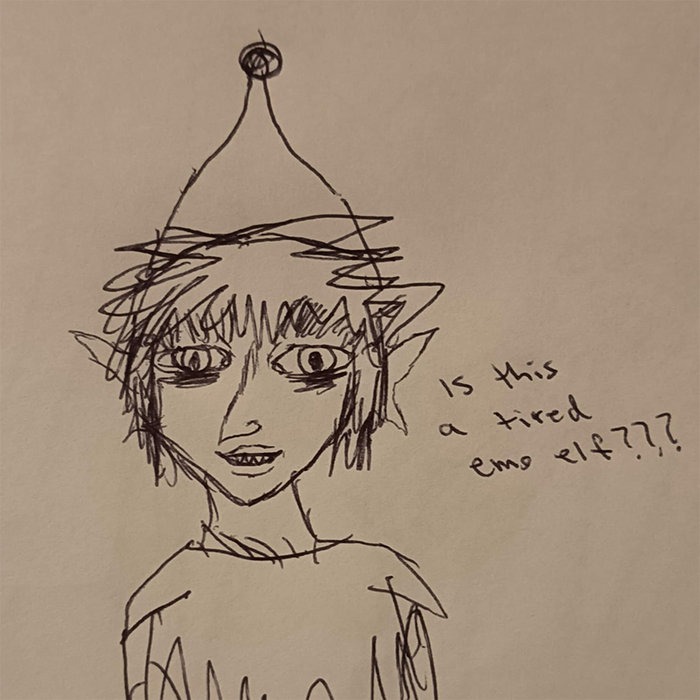 tired emo elf | waterproof goldstar