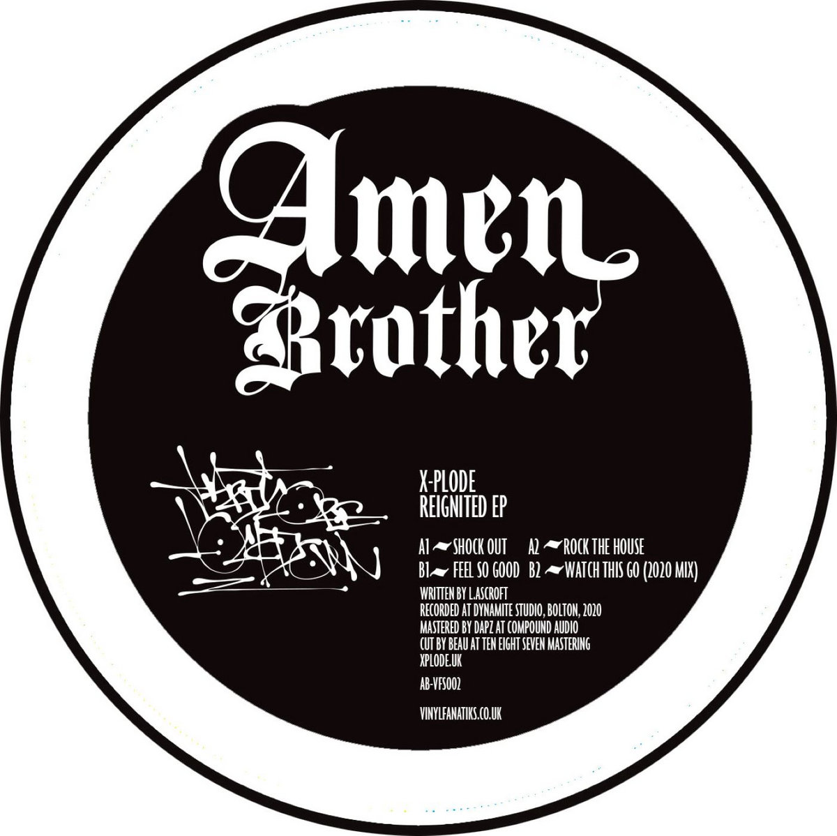 X-Plode 'Reignited' EP - Amen Brother | Vinyl Fanatiks