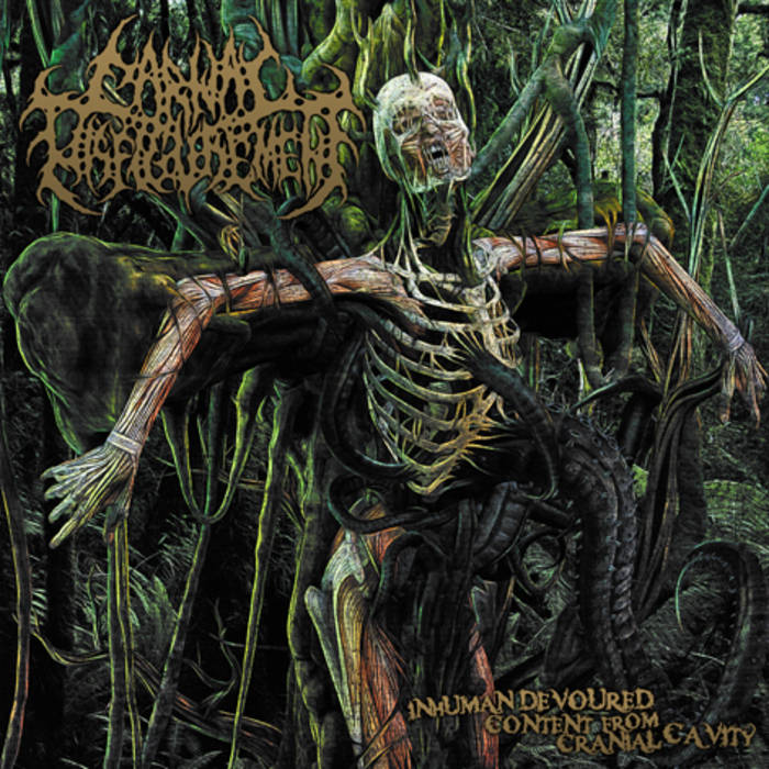 carnal disfigurement inhuman devoured content from cranial cranial cavity