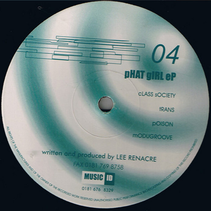 Phat Girl Ep - Format Records | 100Hz - Lee Renacre | 100hz - Lee