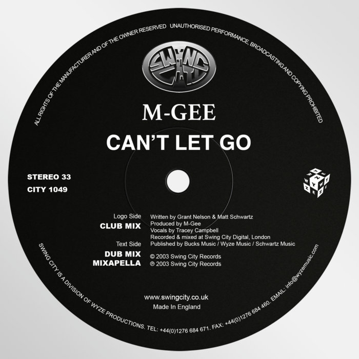 Can't Let Go | M-GEE | Grant Nelson