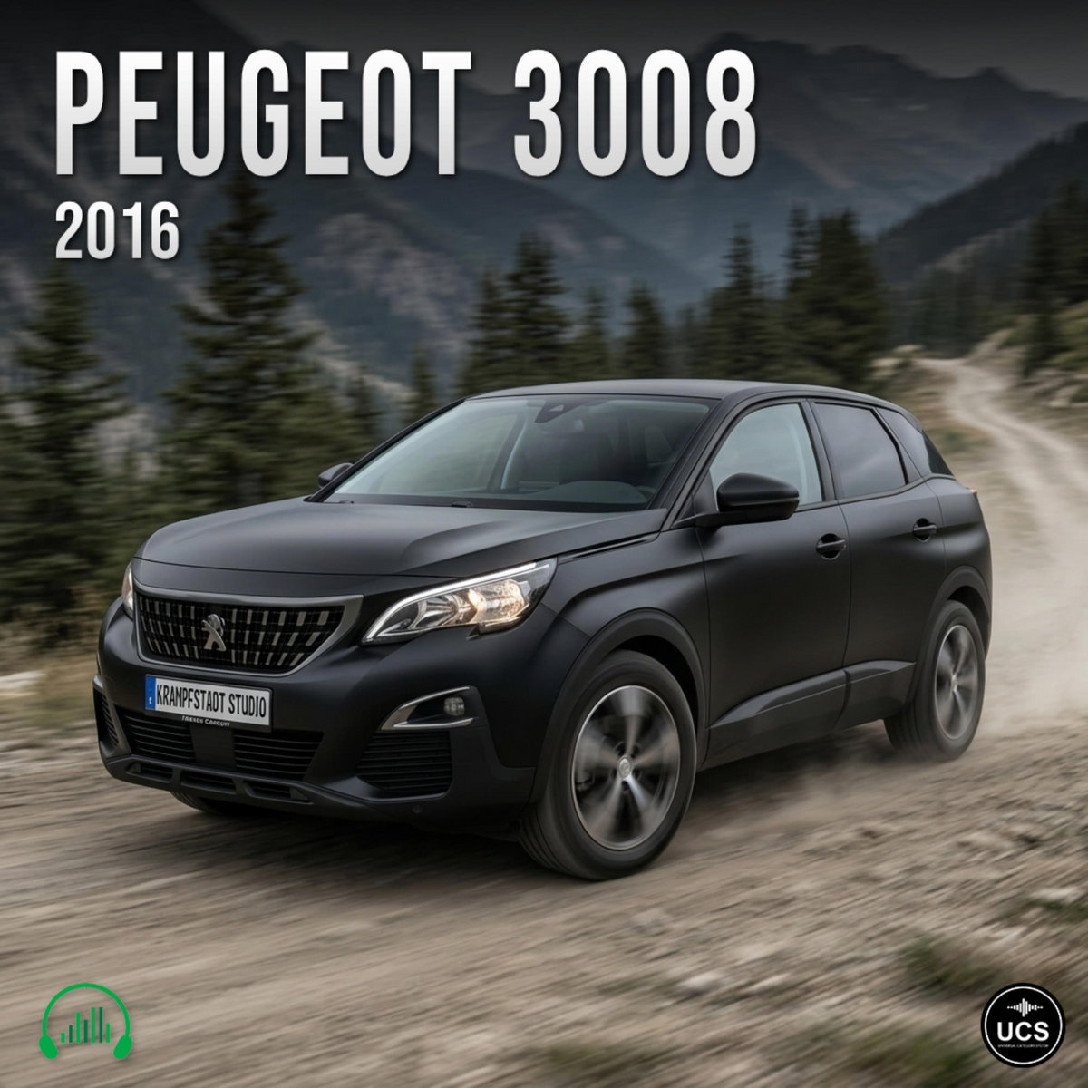 Peugeot 3008 2016 compact crossover SUV sport utility vehicle