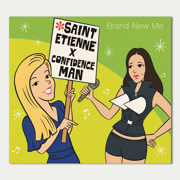 Saint Etienne X Confidence Man LTD 12” Saint Etienne - 'Brand New Me' 12” (Black and Pink Vinyl