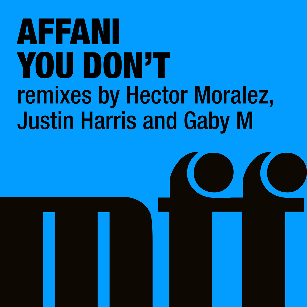 Affani — You Don't artwork