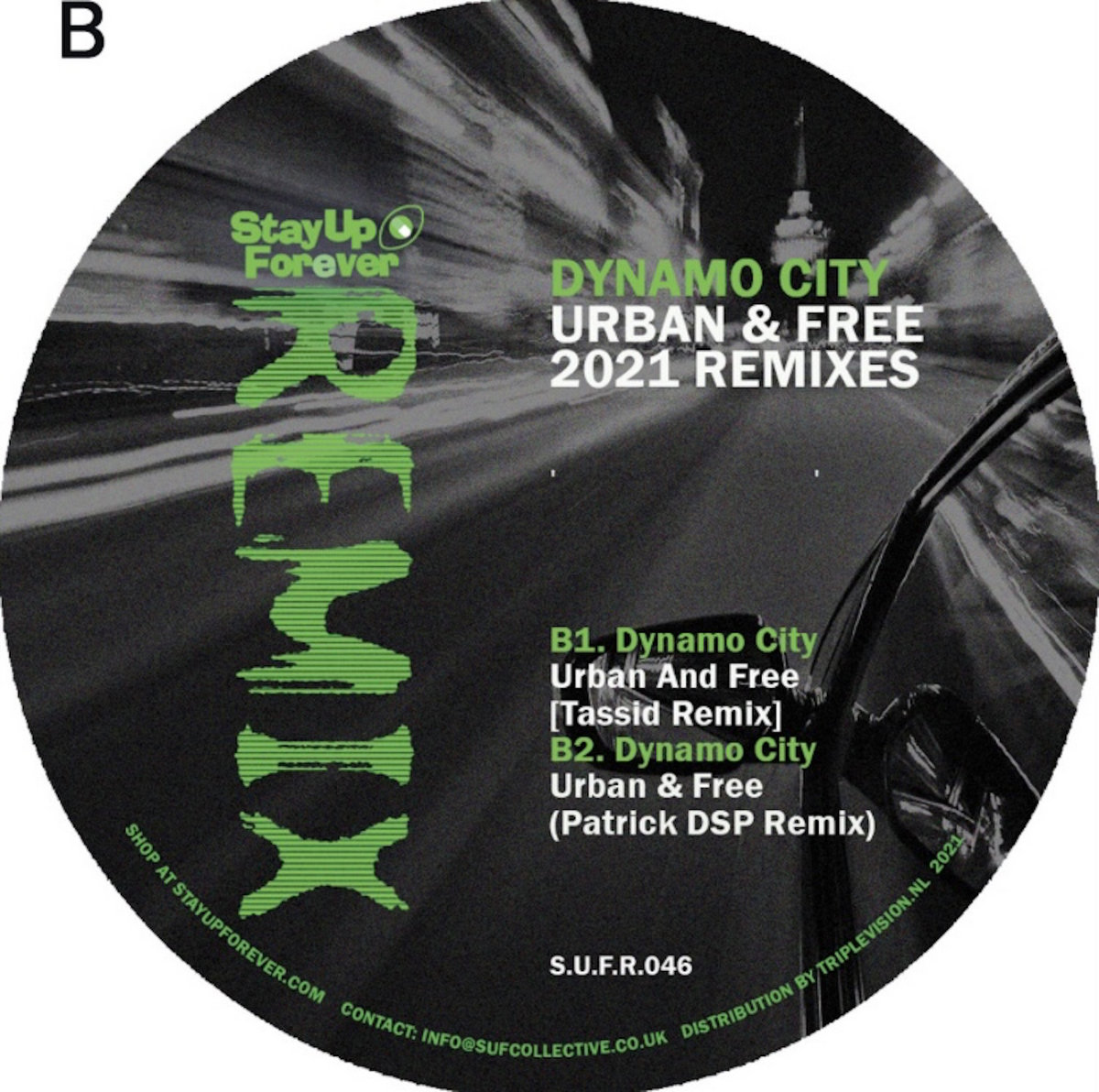 Urban And Free (Tassid Remix) (SUFR 046 B1) | Dynamo City