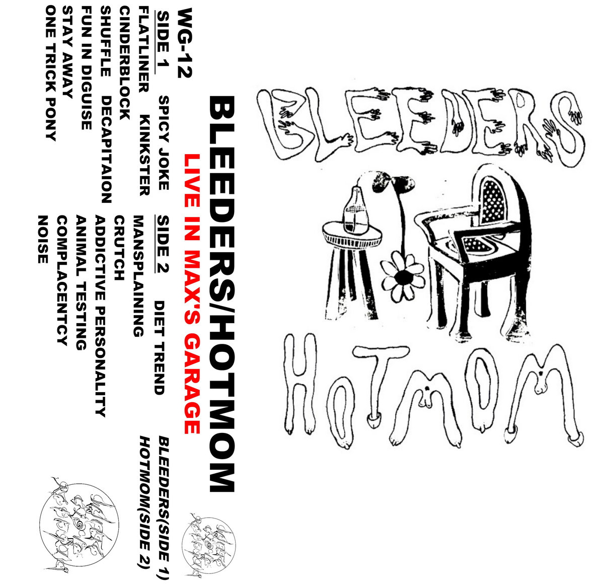 ADDICTIVE PERSONALITY-HOTMOM | BLEEDERSHOTMOM | White Glove Records
