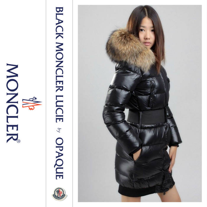 Black Moncler Lucie | opaque