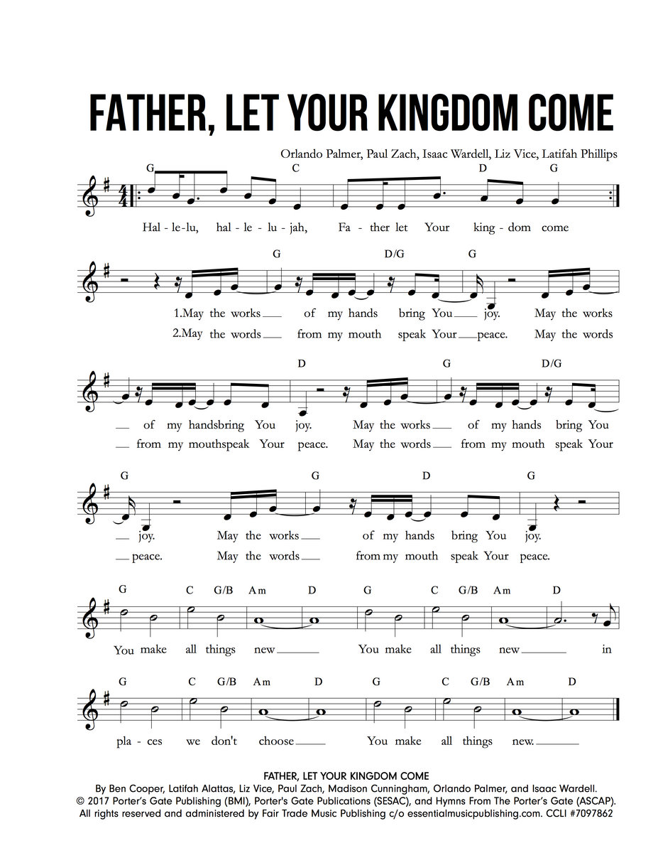 Father, Let Thy Kingdom Come