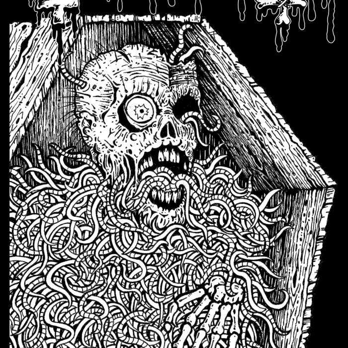 IR013 "Obsessed by the Macabre" demo tape cover art