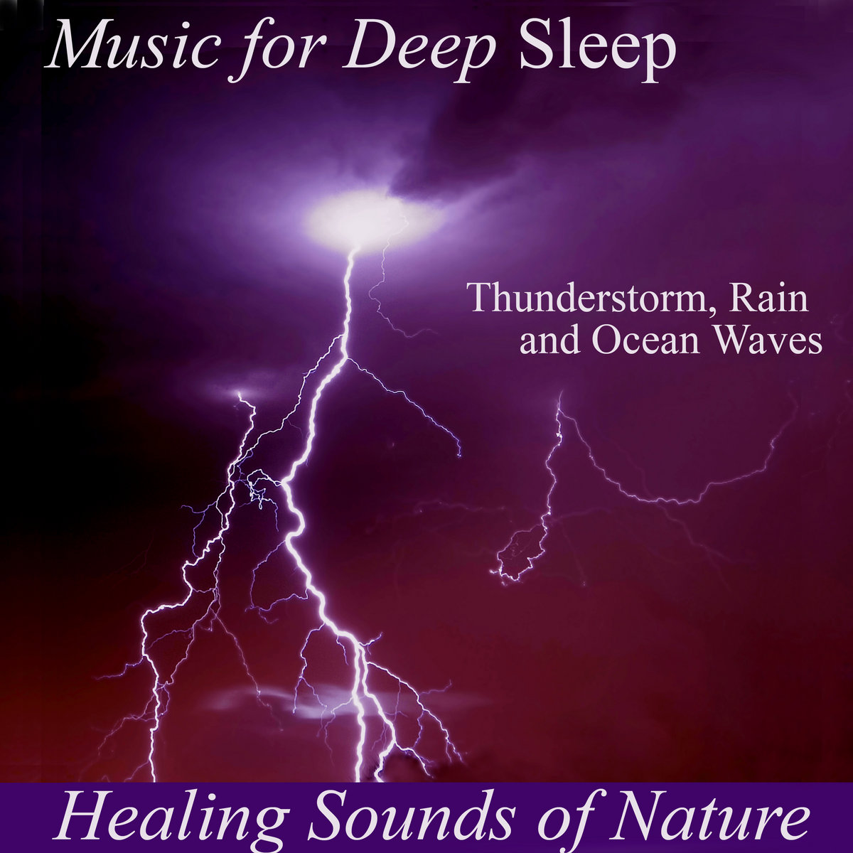 healing sounds of nature thunderstorm rain and ocean waves music