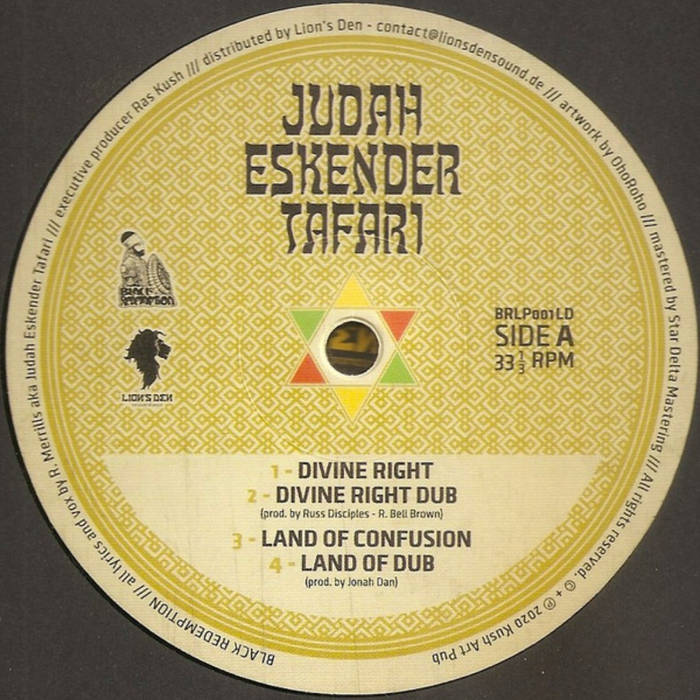 米10” Judah Eskender Tafari Life / Land Of Confusion BR1010 Black Redemption /00200 10