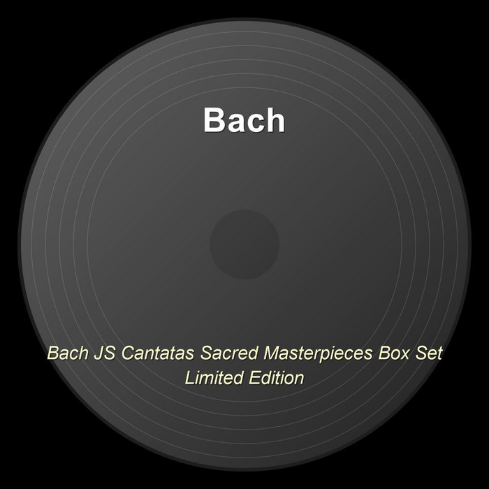 Bach JS Cantatas Sacred Masterpieces Box Set Limited Edition | Bach