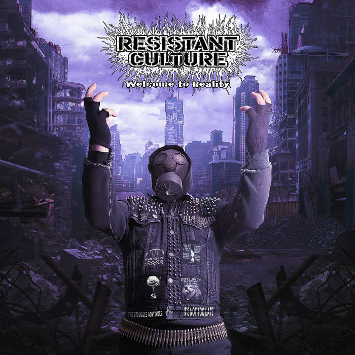 Album「L RESISTANCE」 The Resistance Album Cover' Poster, picture, metal print, paint by