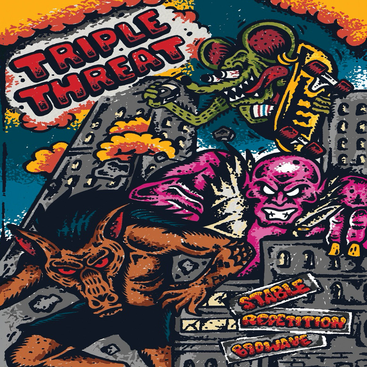 Triple Threat - 3 Way Split | Still ill Records