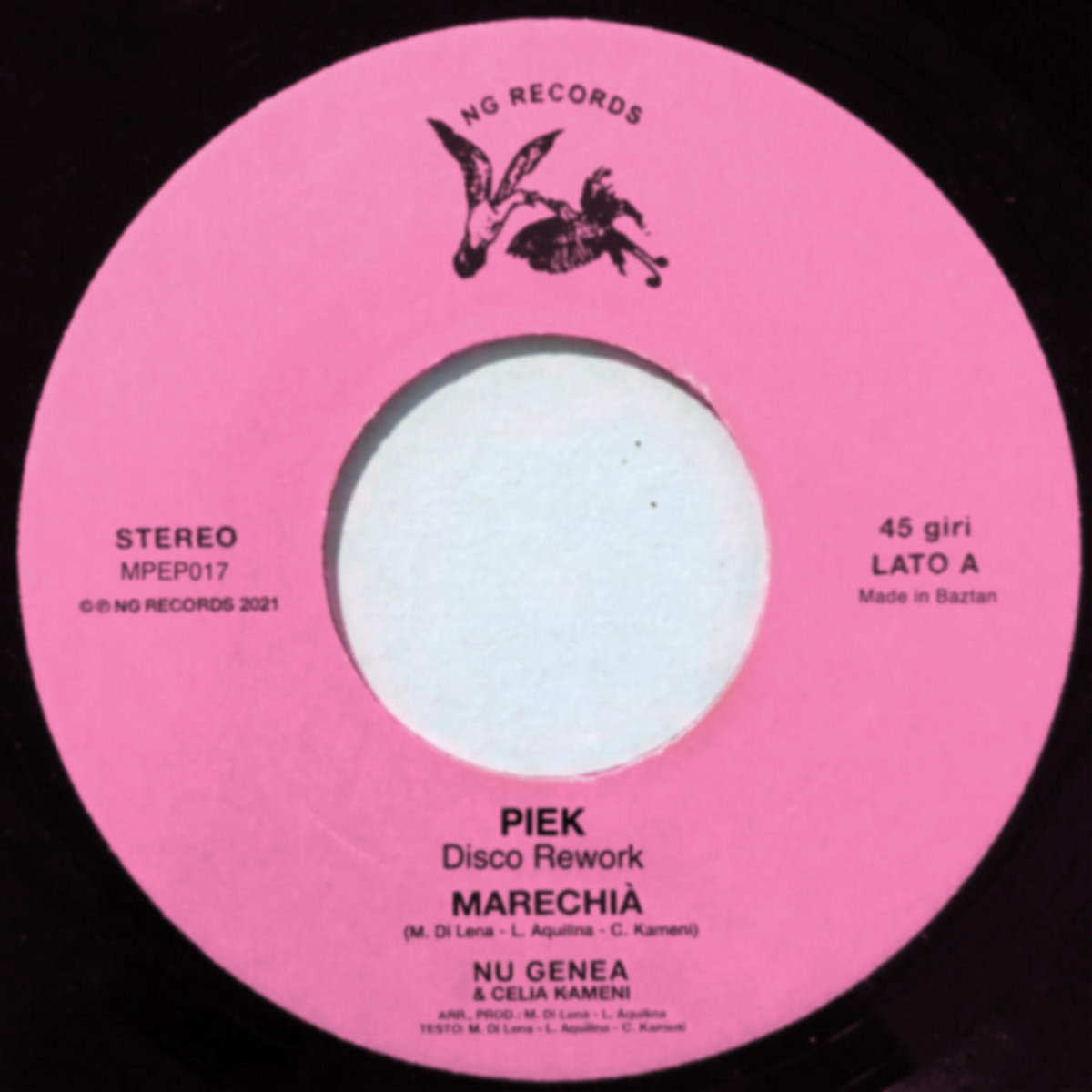 Nu Genea & Celia Kameni - Marechia (PIEK Disko Rework) - MPEP017