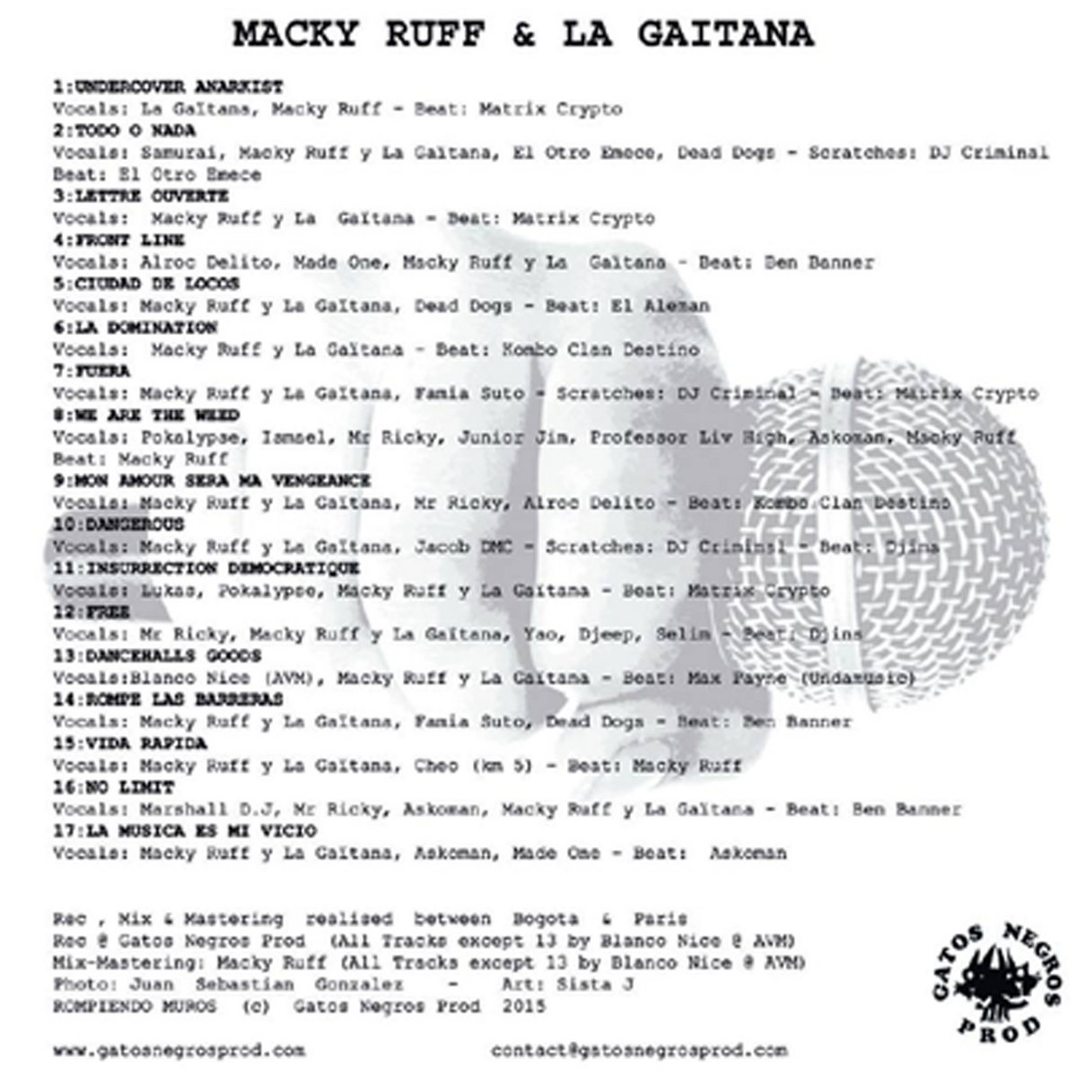 No Limit Feat. Ricky Sai Sai, Marshall DJ, Askoman | Macky Ruff & La Gaitana