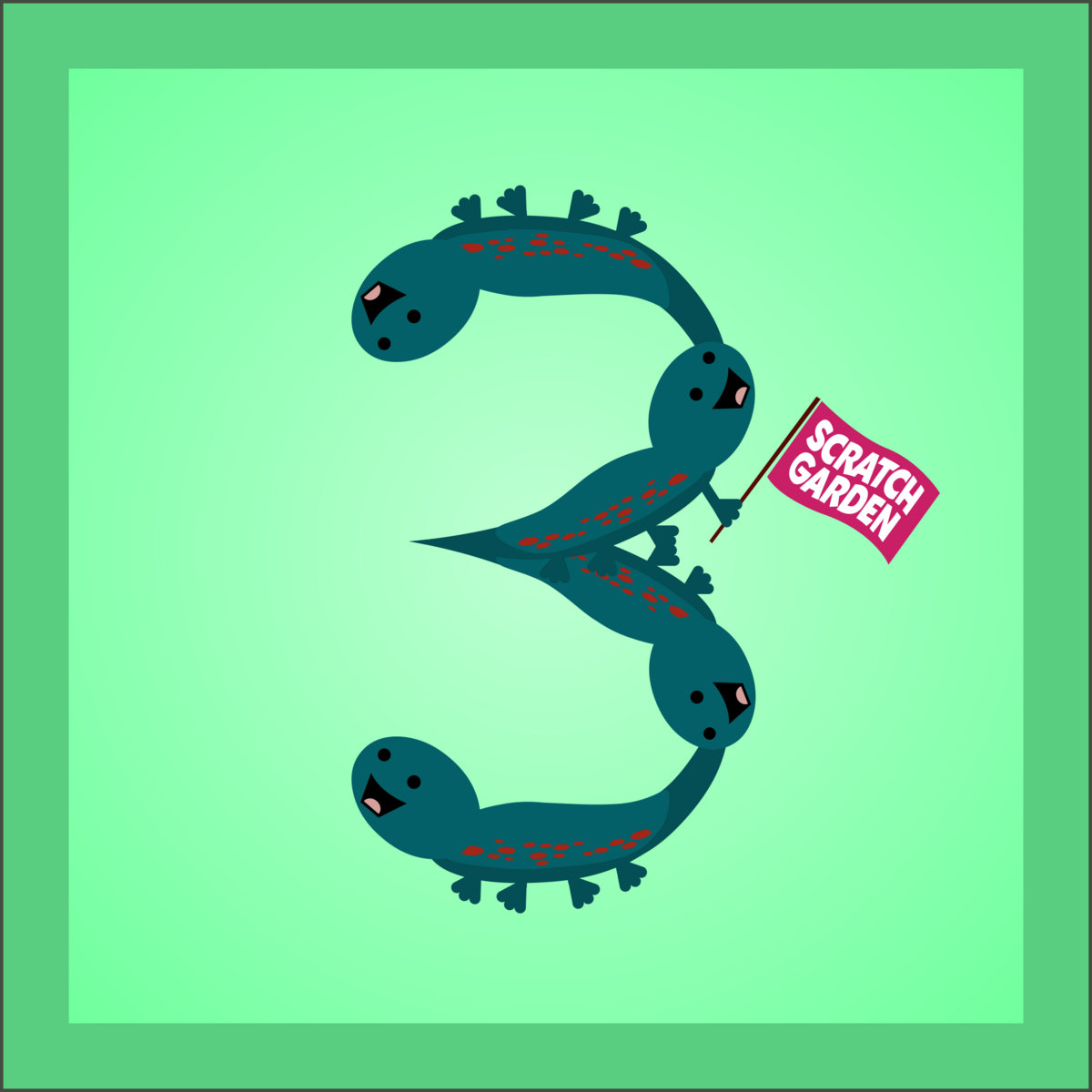 The Counting By Threes Song Scratch Garden