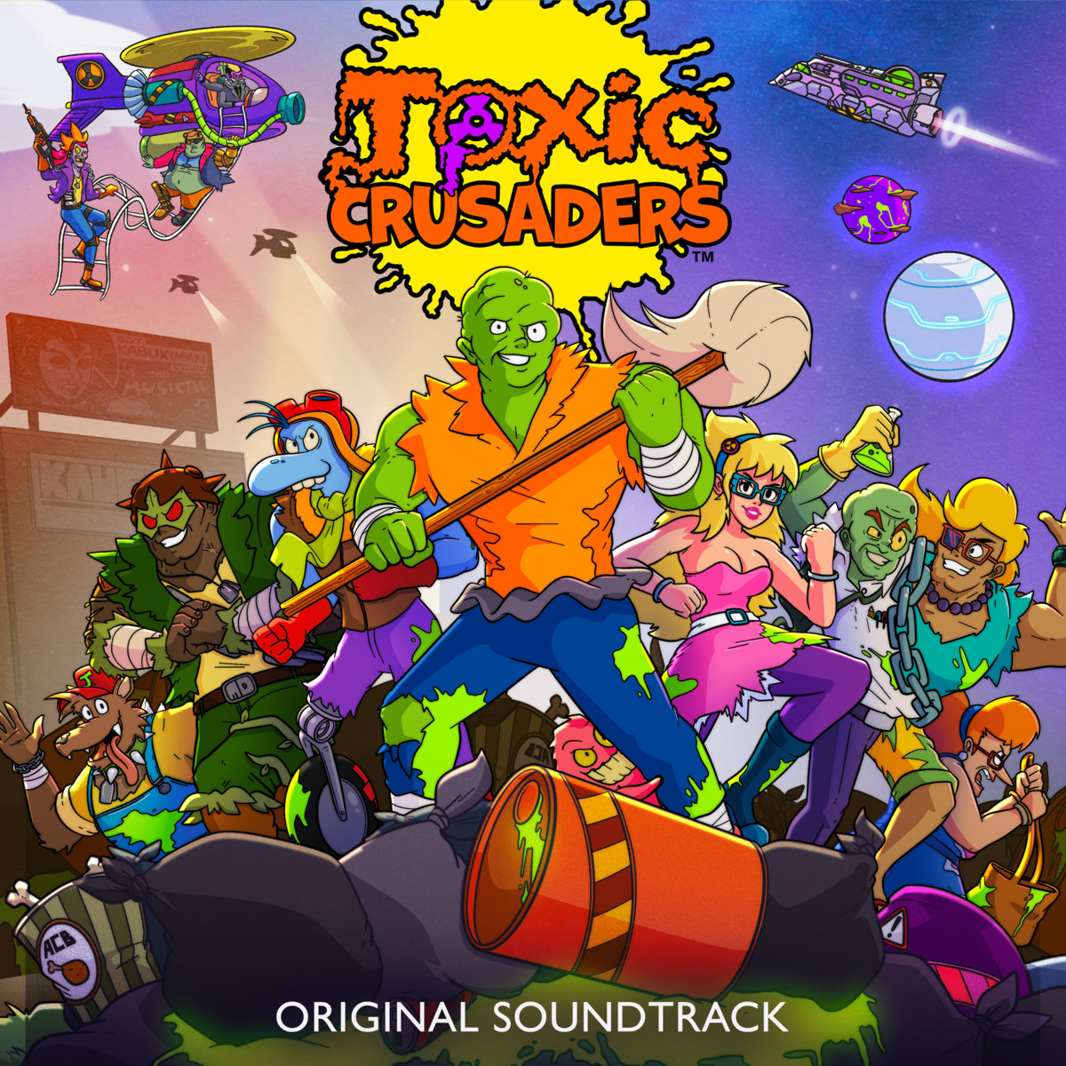 Toxic Crusaders Original Soundtrack | Retroware Sound Team