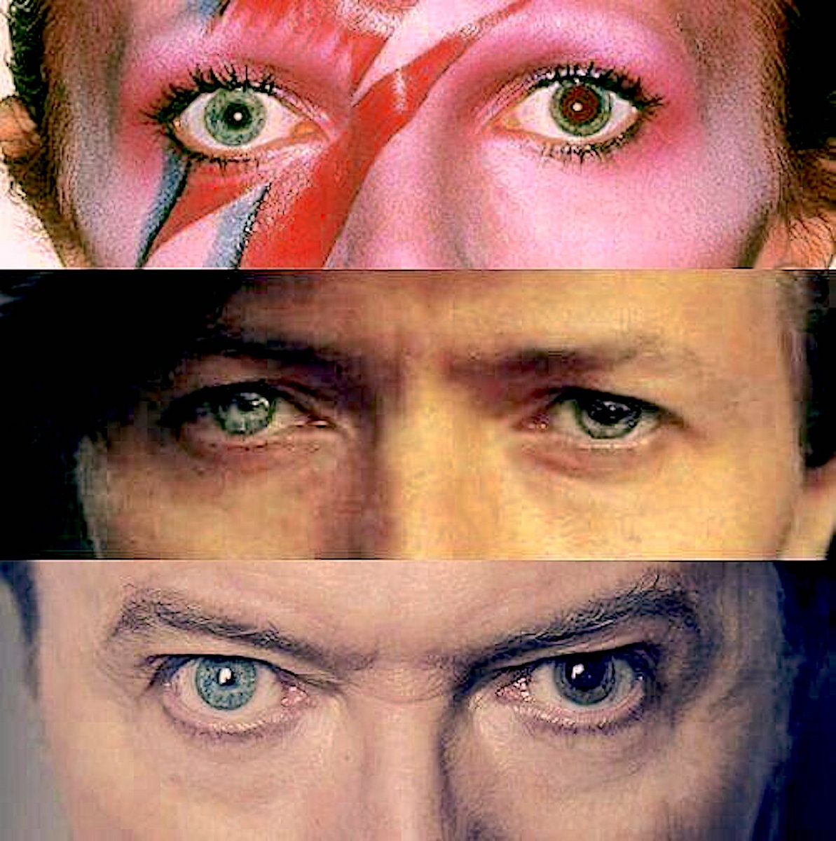 David Bowie Eyes Close Up