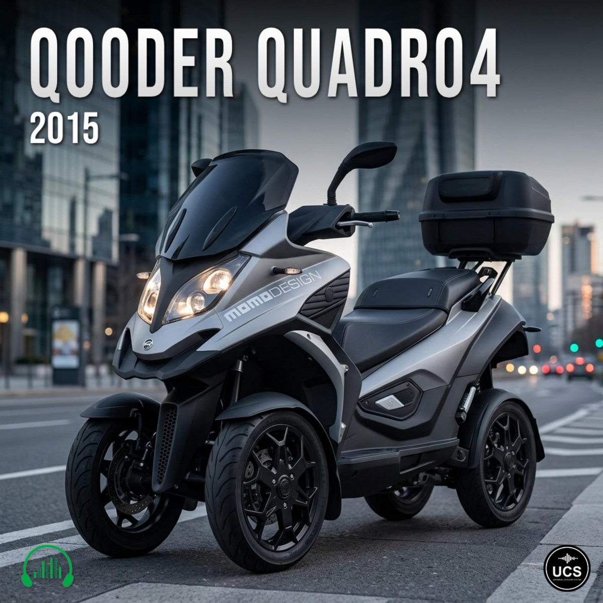 Qooder Quadro4 2015 Quadricycle Scooter Motorcycle