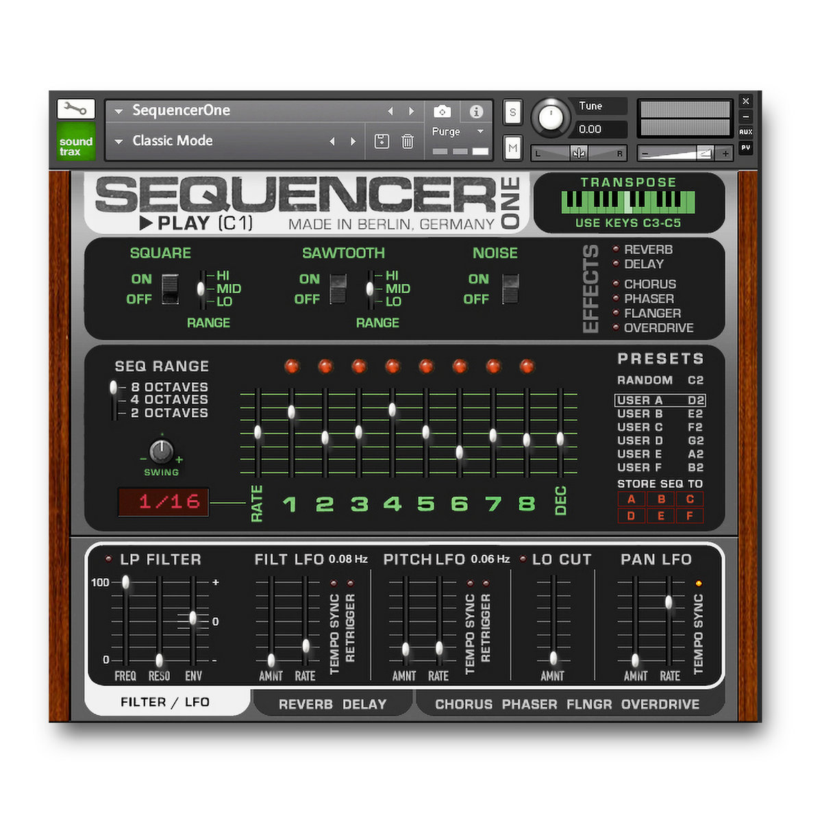 SEQUENCER ONE Kontakt Instrument soundtrax