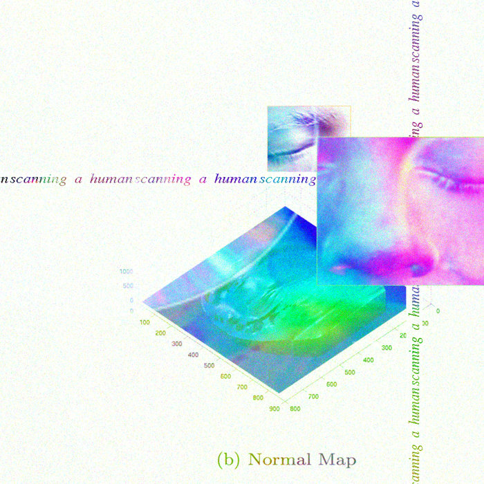 (b) Normal Map | Human Scanning A Human