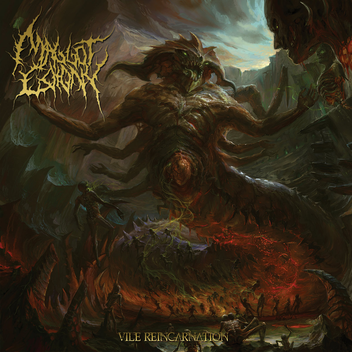Vile Reincarnation Maggot Colony Rising Nemesis Records