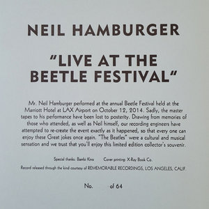 Neil Hamburger — Neil Hamburger Live At The Beetle Festival