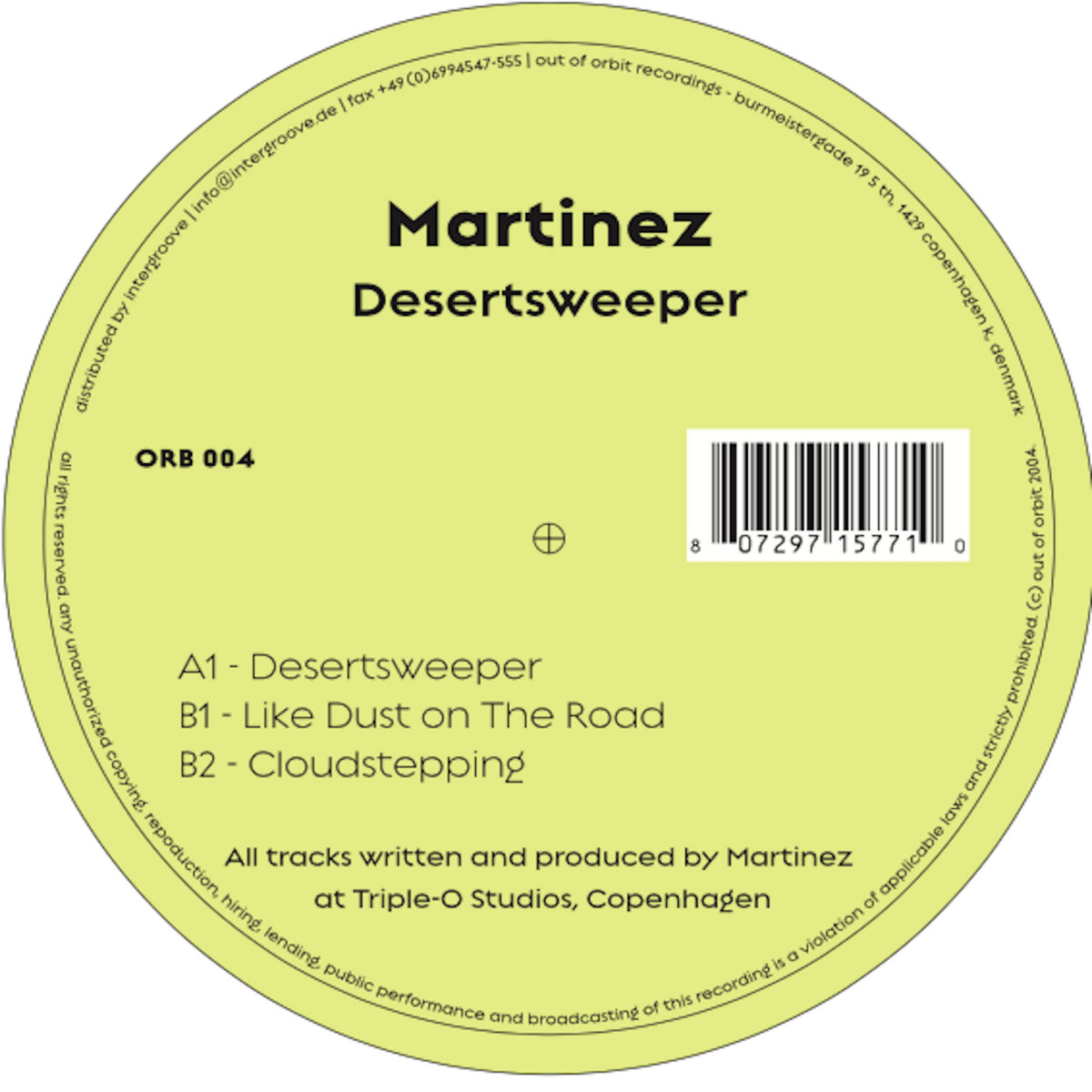 Desertsweeper (Out of Orbit) 2004 | Martinez