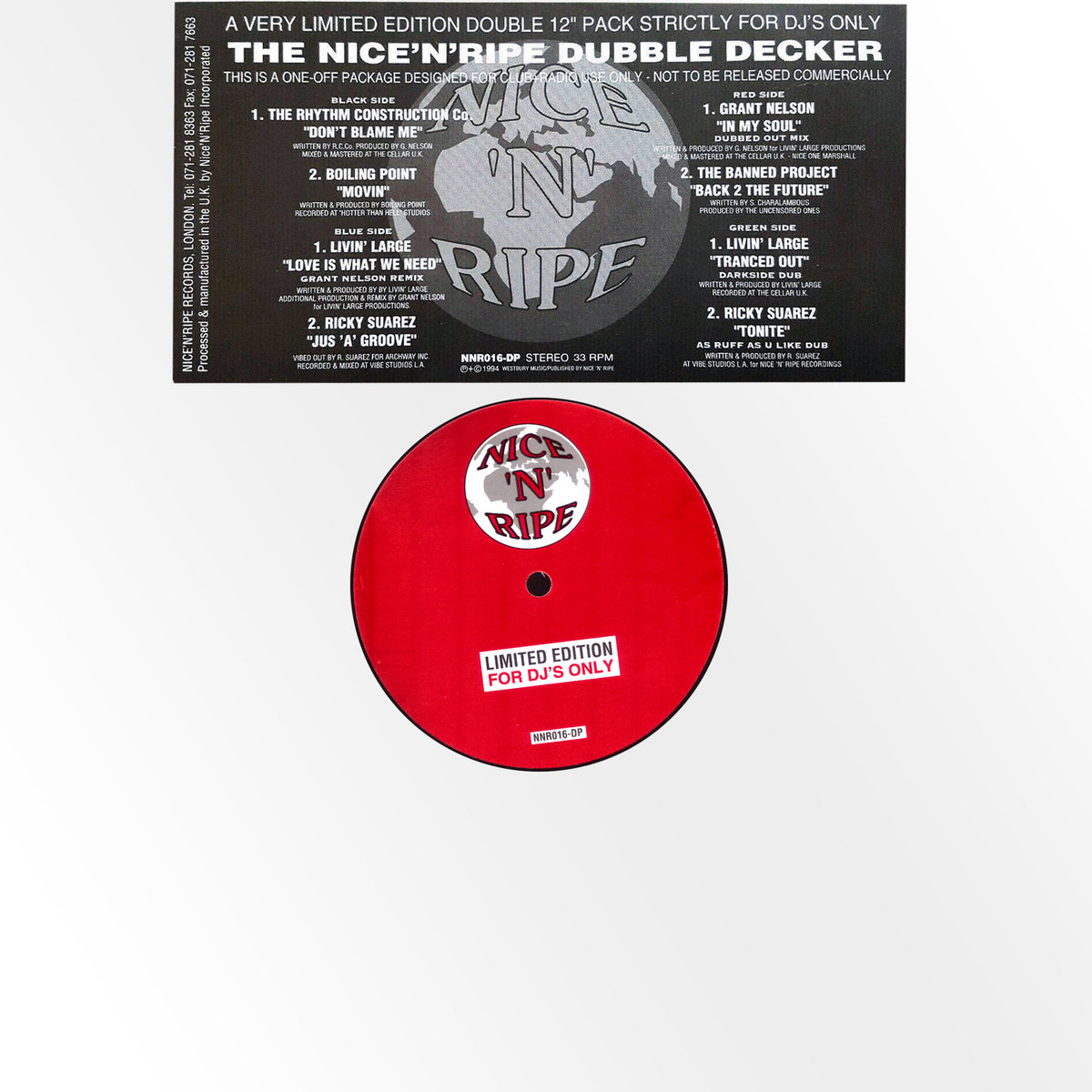 The Nice 'N' Ripe Dubble Decker | Various Artists | Grant Nelson