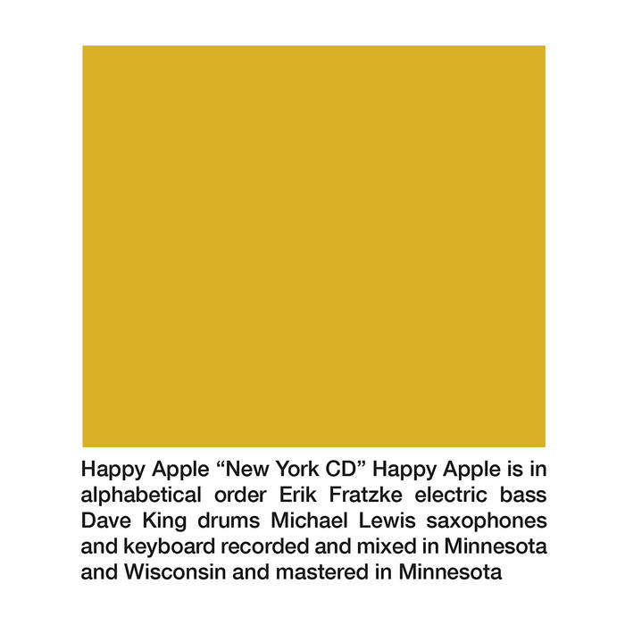 "New York CD"
by Happy Apple