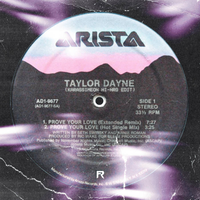 ULTIMIX 18 ☆PROVE YOUR LOVE/TAYLOR DAYNE Taylor Dayne – Prove Your Love – CD (Maxi-Single, Promo