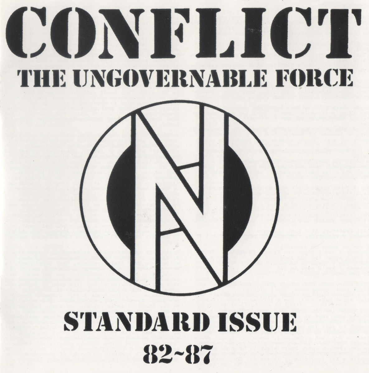 Standard Issue 82-87 | CONFLICT