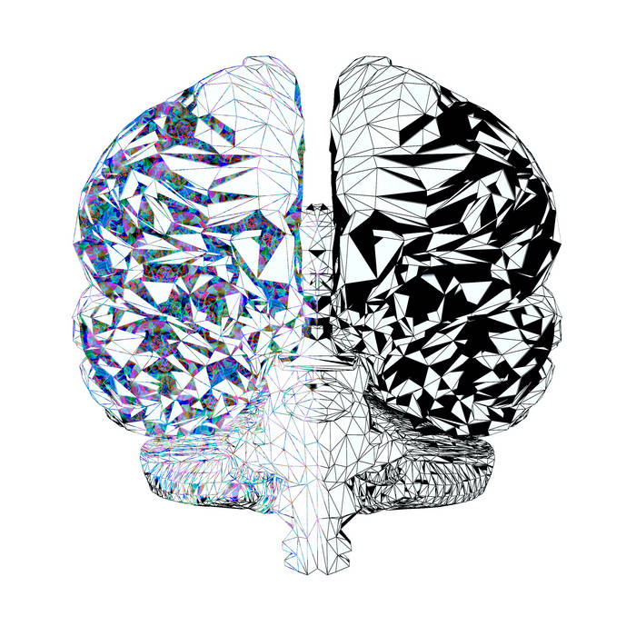 image of album cover for white light's album 'dual brained part one'