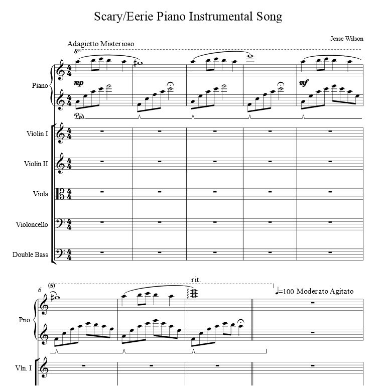 Eerie Creepy and Scary music for your scores dvd s