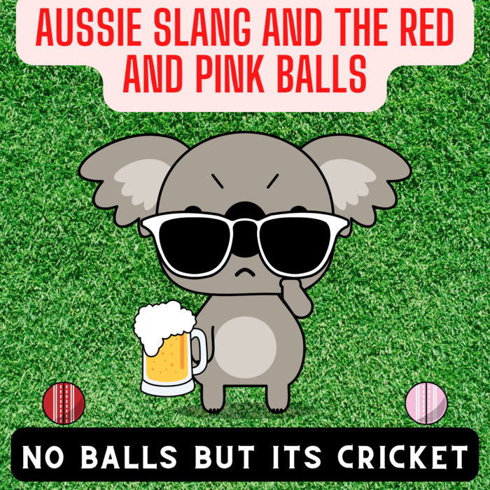 No Balls, But It's Cricket Aussie Slang and The Red and Pink Balls