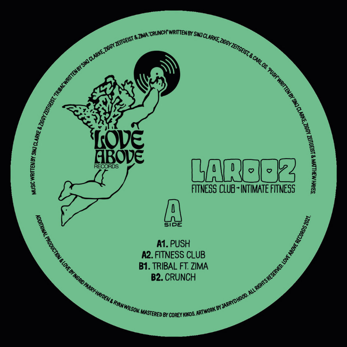 Intimate Fitness EP Fitness Club Love Above Records