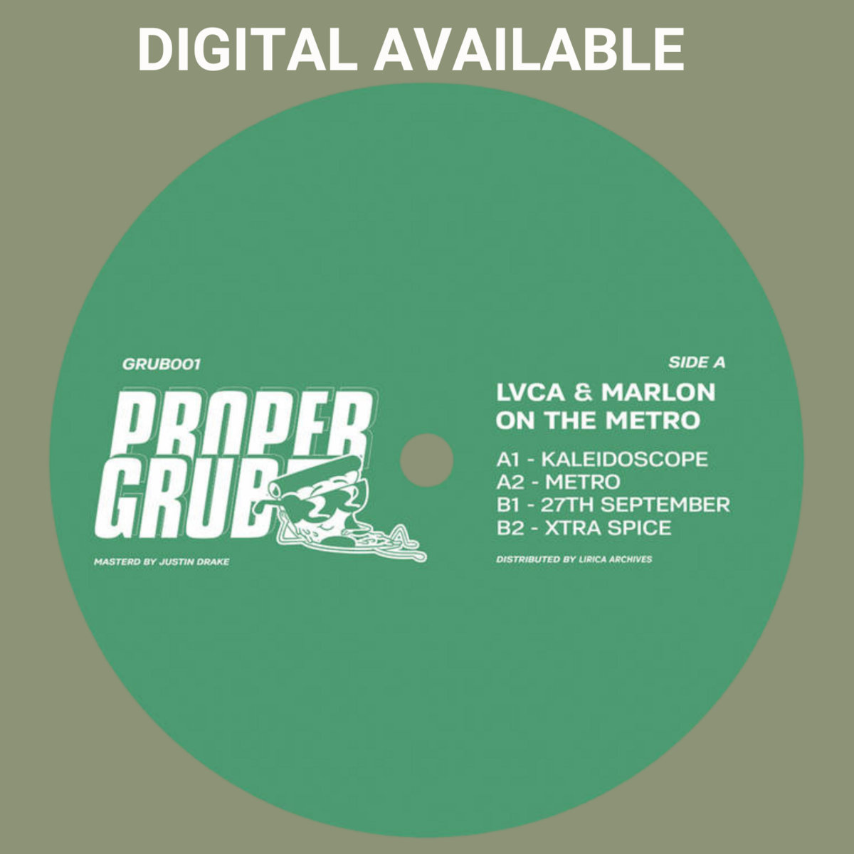 DIGITAL AVAILABLE] -- LVCA & Marlon - On The Metro EP