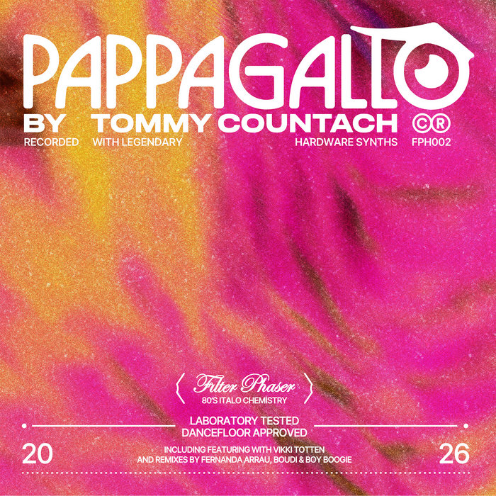 Pochette de Pappagallo EP par Tommy Countach