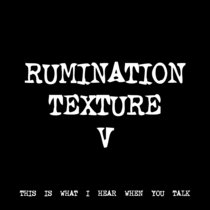 RUMINATION TEXTURE V [TF00241] cover art