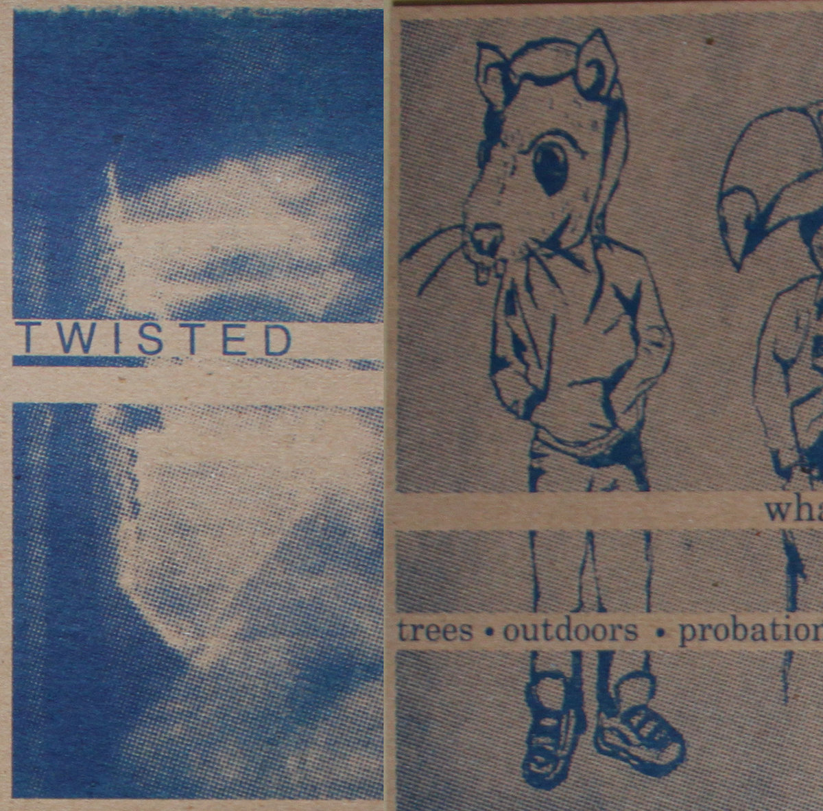 Twisted / What Price, Wonderland? Split 7" cover