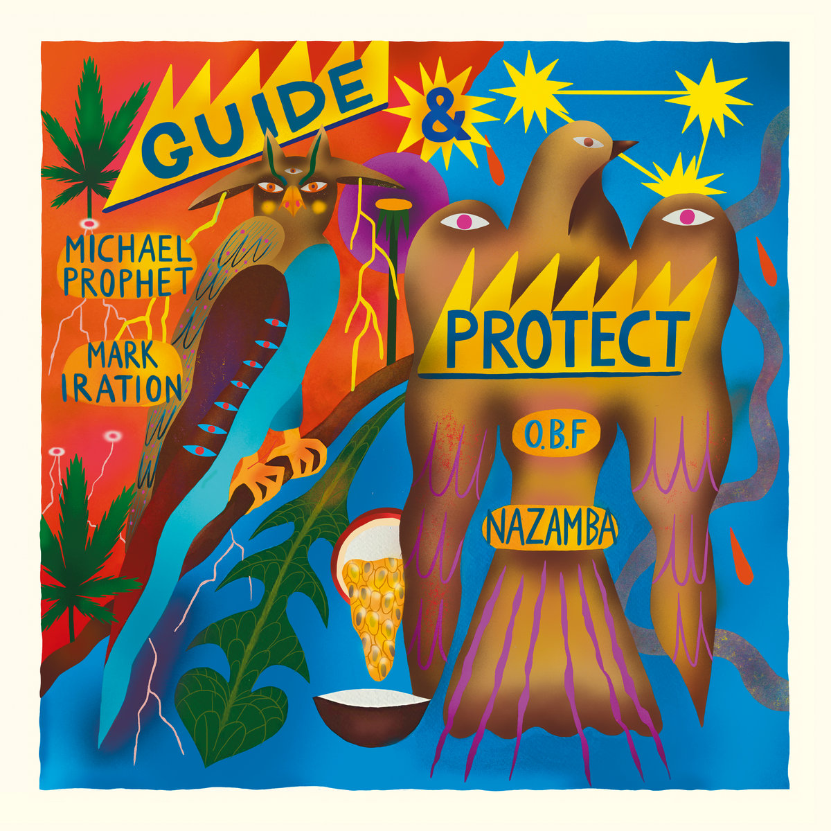 仏LP Nazamba Nazamba DBQKLP03 Dubquake Records 未開封 /00260 Guide & Protect | Nazamba, Michael Prophet, Mark Iration & O.B.F