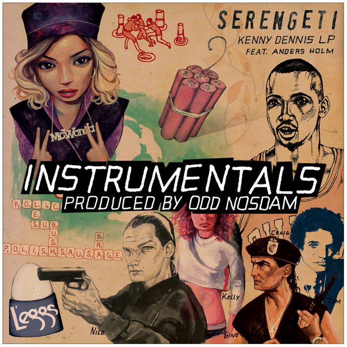 中古 odd nosdam Celebrate the Instrumental KENNY DENNIS LP instrumentals | Odd Nosdam